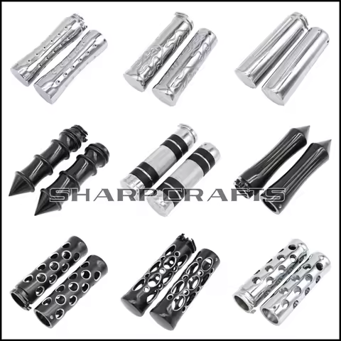 Motorcycle 1" Handlebars Hand Grips For Suzuki Volusia Boulevard Marauder Intruder LC C109R C50 C90