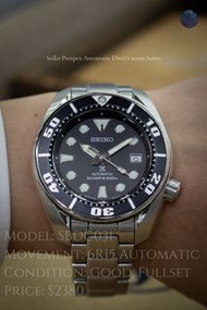 ⚫️抵玩新淨SEIKO 精工二代細MM✅- SBDC031🔥
二手中古 SEIKO 精工 Automatic Diver’s 200M Sumo SBDC031
-6R15自動上鏈機芯
-50小時動力
