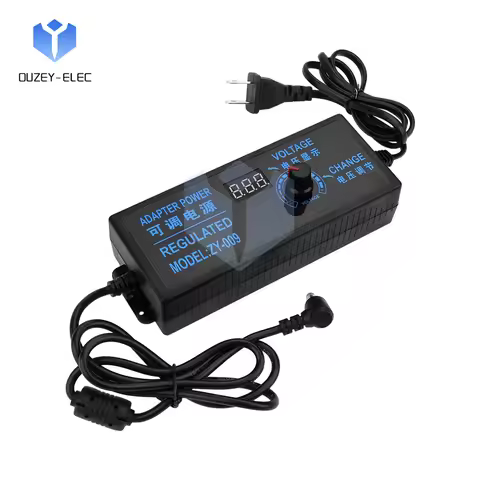 AC110V 220V To DC3-24V 5A Power Adapter 5.5*2.5mm DC Inline Connector Adjustable Power Adapter Regul