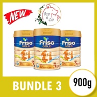 [NEW WITH 2'FL ][BUNDLE OF 3] 900g Friso Gold 3 - (1 ~ 3 years) ★MADE IN NETHERLANDS FOR MALAYSIA★ (EXP:SEP 2025)