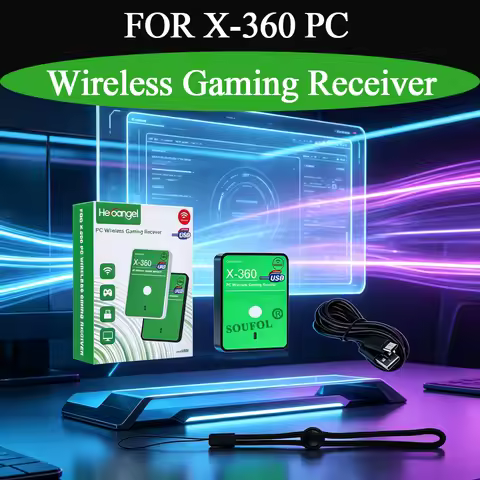 New 1/5PCS USB Wireless Gaming Receiver For XBOX 360 Controller Converter PC Adapter Support Win7/10