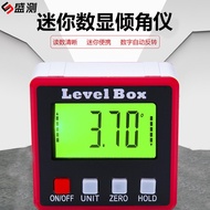 Sheng Measurement Digital Display Angle Ruler Inclinometer Protractor Spirit Level Slope Meter 360 D