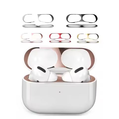 For AirPod 4/Pro2 Metal Dust Guard Sticker Case for Apple Airpods 4/pro2 Earphone Cover for Airpods 
