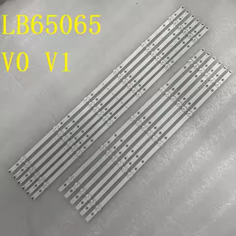 12 PCS/set LED backlight strip FOR 65PUS6554 LB65065 V0_00 V1 Element TV E4SW6518RKU E4ST6519RKU TPT