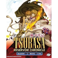 Tsubasa Reservoir Chronicle Season 1+2+Movie Anime DVD Chronicle of the Wings