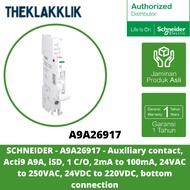 SCHNEIDER - A9A26917 - Auxiliary contact, Acti9 A9A, iSD, 1 C/O, 2mA to 100mA, 24VAC to 250VAC, 24VD