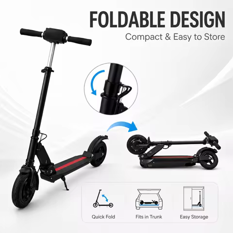 Electric Scooter for Adults 350W Motor 36V 7.5Ah Battery 25km/h Top Speed 8.5" Tires Front Suspensio