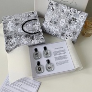Diptyque Perfume Gift Set mini 4 in 1 EDT Parfum 10ml*4ขวด พร้อมถุง Tam Dao/Philosykos/Do Son/LOmbre