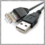 USB To RJ50 Console Cable AP9827 for Smart UPS 940-0127B 940-127C 940-0127E with Molded Strain Relie