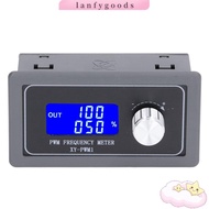 LANFYGOODSS PWM Signal Generator, LCD Display DC 3.3V-30V Frequency Generator, Stable Adjustable Out