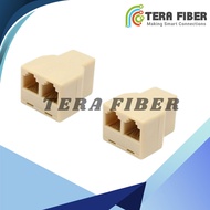 Barrel RJ11 Double Connector
