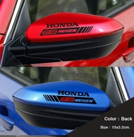 สติ๊กเกอร์ติดรถฮอนด้า สติ๊กเกอร์ติดกระจกมองข้าง HONDA MUGEN อุปกรณ์แต่งรถ รถแต่ง รถซิ่ง Car Stickers
