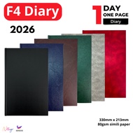 F4 Diary 2026 1 day 1 Page Diary with daily duty list Hard Skin BPB Size F4 Folio Book F4 Diary Lar 