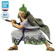 One Piece Zoro Wano KOA ; King of artist the Roronoa Model Size 14 cm. HK Lot Original License