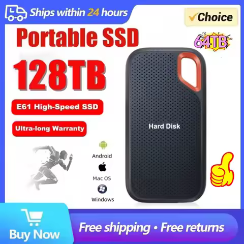 For xiaomil E61 Portable SSD 1TB ssd Hard Drive 2TB External SSD M.2 for SanDisk Laptop/Phones/mac M