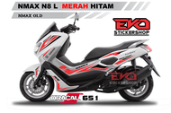 Sticker Nmax Putih cutting stiker striping nmax 2016 2017 2018 2019