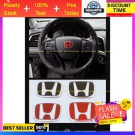 Emblem Logo Honda Steering Civic City Jazz Accord 2 COLOUR SIZE Chrome RS Type R badge lower cover F