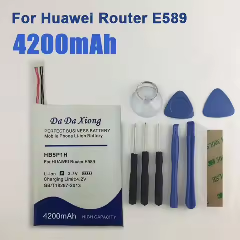 4200mAh HB5P1H Battery For Huawei Router E589 R210 E5776s E5776S-22/32/501/601/860/922 FDD Mobile Ph