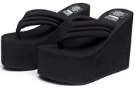 Women Flip Flop, Thong Wedge Platform Sandals Arch Support Slippers High Heel Comfortable Cushion Sh