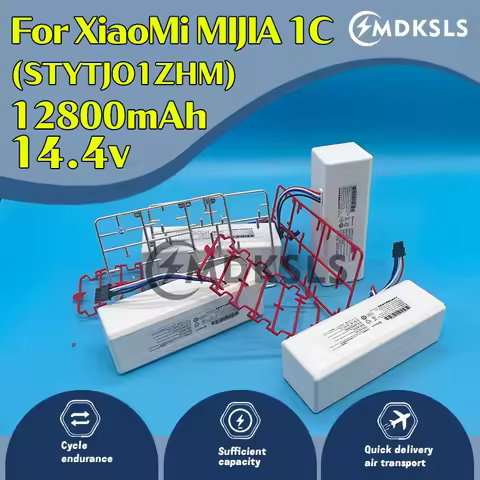 2026 100%NEW Battery 1C P1904-4S2P-MM for Xiaomi Mijia Mi Vacuum Cleaner Sweeping Mopping Robot Repl