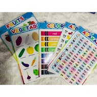 Laminated A4 Educational Charts I Perfect for Kids’ Learning & Classroom Use