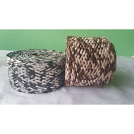Two-Tone Glossy Braided Rope Decorated Line Size 3 Inches 2 Shades To Choose From Length 90 Cm.