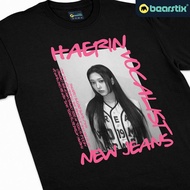Kaos Haerin - Baju NewJeans - Tshirt bunnies - Kaos Kpop Streetwear - Tshirt UNISEZ