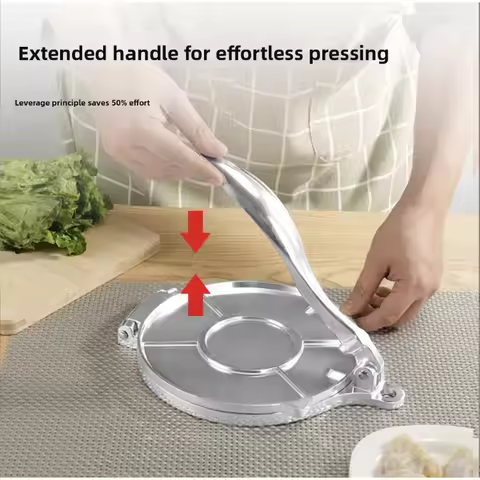 Premium Aluminum Alloy Tortilla Press Maker Manual DIY Tool for Perfect Corn Wheat Flour Tortillas C