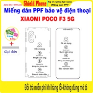 Ppf Sticker Protects XIAOMI POCO F3 5G Phone