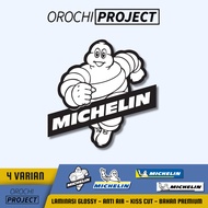 Orochi PROJECT Michelin Sticker/Michelin Sticker/Michelin Logo Sticker/Michelin Tire Sticker/Michelin Brand Sticker/Waterproof Vinyl Sticker/Motorcycle Journal Book Helmet Sticker Casing HP Laptop Tumbler Drinking Bottle IPad Tablet