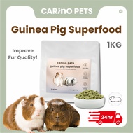 [24HR SHIP] CARINO PETS PREMIUM GUINEA PIG SUPERFOOD 1KG Guinea Pig Food Pellet 天竺鼠饲料粮食 Makanan Guin