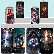 Redmi Note 10S S2 K20 K40 Pro 13R A4 A3 Pro Note 14 Pro Plus M17 Iron Man Soft black phone case