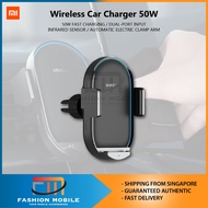 Xiaomi 50W Wireless Car Charger Holder Fast Charging 50W Max Mobile Phone Holder for Wireless Chargi