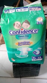 Confidence Classic Day XL15 pampers dewasa perekat XL15