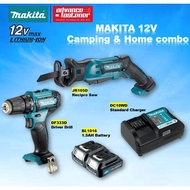 MAKITA 12Vmax Cordless Combo Set ( JR105D Recipro Saw / DF333D Driver Drill )