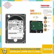 (NOT For HOME PC)TOSHIBA AL14SEB030N HDD 300GB 2.5" SAS 12Gb/s 128MB 10500RPM For Internal Hard Disk