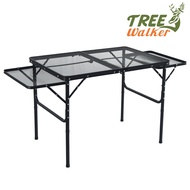 Tree Walker加大款雙側開摺疊鋼網桌(兩段高度)