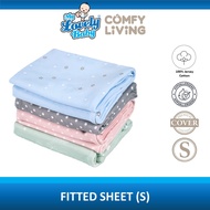 Comfy Living Fitted Sheet Mattress Cover (S) - 60 x 120 x 10cm