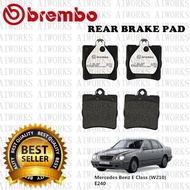 BREMBO Mercedes Benz E230 E240 E280 W210 Front Rear Disc Brake Pad