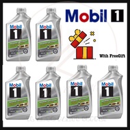 MOBIL 1 0W20 API-SN Fully Synthetic Engine Oil ( 6QT/5.68L ) Dexos (6 Bottles)