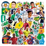 ✨พร้อมส่ง✨Messi เมสซิ FOOTBALL Neymar เนย์มาร์ Ronaldo worldcup sticker สติกเกอร์กันน้ำรูปแบบที่แตกต