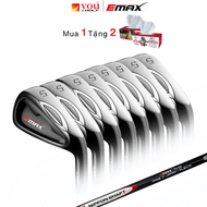 (Chính Hãng) Bộ Gậy Golf Sắt Emax Black Label - Bộ 8 Gậy Iron Nhật Cho Nam Full Đen New