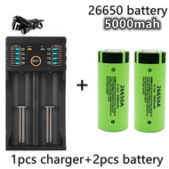 Liitokala Lii-202 Battery Charger + Panasonic 26650A 26650 3.7V 5000mAh Lithium Rechargeable Battery