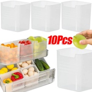 5/8/10Pcs Refrigerator Side Door Storage Boxes Fridge Organizer / Kitchen Fridge Vegetable Fruit Foo