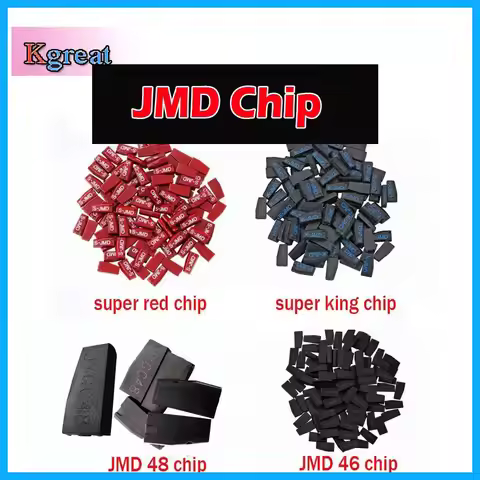10pcs/lot Car Key Chip Original JMD King Blue Chip Super Red Chip JMD48 ID48/JMD46 ID46 for Handy Ba