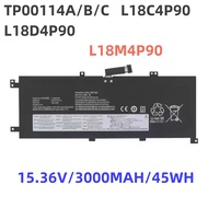 Suitable for Lenovo TP00114A/B/C L18C4P90 L18D4P90 L18M4P90 Laptop Battery