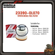 TOYOTA DIESEL FUEL FILTER (23390-OL070) - TOYOTA HILUX REVO GUN120/ GUN125/ GUN126/ FOURTUNER GUN155