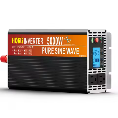 2kw 3kw 4kw 5kw Pure Sine Wave Inverter DC 12V to AC 110V LCD Display Wireless Remote Controller for