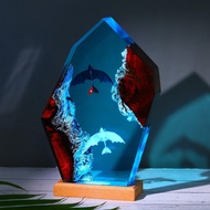 QINGZHI | โคมไฟเรซิน Toothless & Light Fury