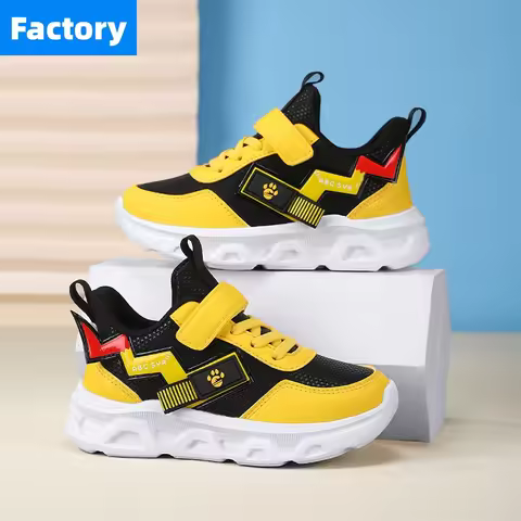 Cartoon Children's Sneakers Kids Fashion Boys Girls Casual Shoes Outdoor Breathable Student Walking 